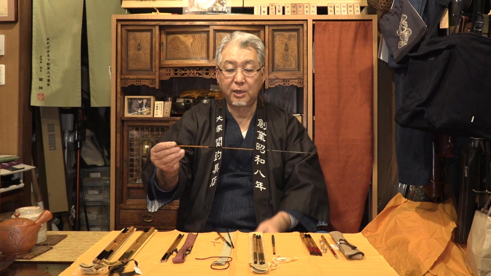 江戸和竿 二代目竿忠 三本継 穂鞘付き 2025年最新】和竿 江戸の人気